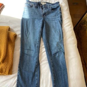Madewell boyfriend jeans, size 25.